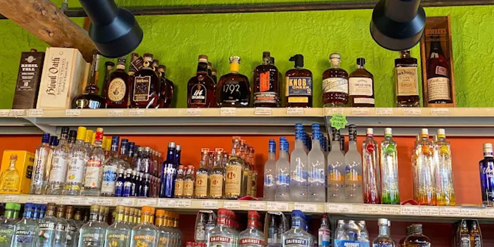 Liquor On Shelves Liquor On Shelves